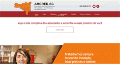 Desktop Screenshot of amcredsc.org.br
