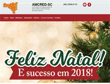 Tablet Screenshot of amcredsc.org.br